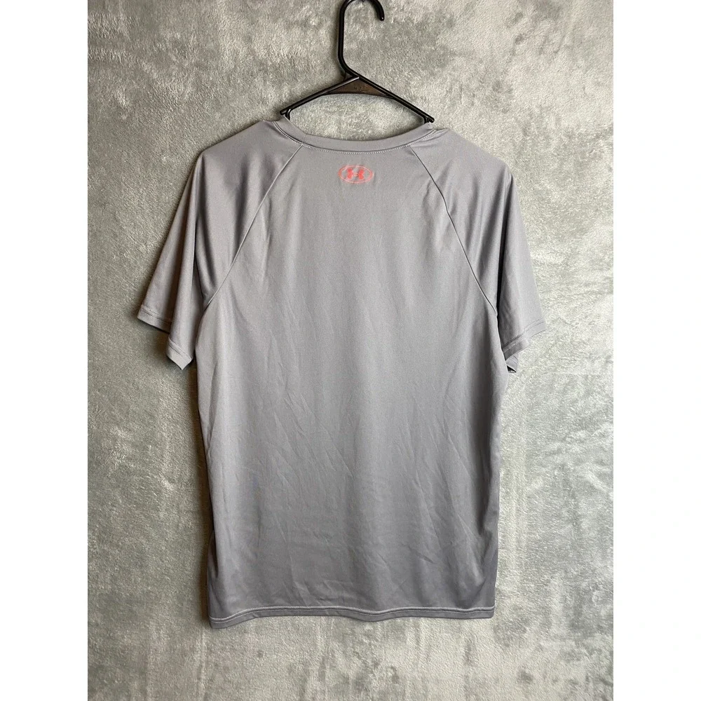 Under Armour Youth XL Loose Fit Grey HeatGear T-Shirt